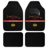 MOMO Racing Black/Red (Set of 4) image 1
