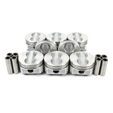 Enginetech P1534(8) Flat Top Pistons Set for Chevrolet Small Block 350 5.7L image 1