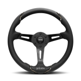 MOMO Gotham 350 Black Leather Steering wheel  image 1