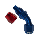 FTF Hose End One Piece Cutter Style Swivel 45° An6 image 1