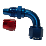 FTF Hose End One Piece Cutter Style Swivel 90° An6 image 1