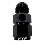 FTF Black Adapter Straight An6 Male/female - 1/8"npt Port image 1