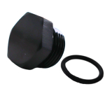  FTF Port Plug An10 O-ring Seal Black image 1