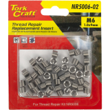 Tork Craft Thread Repair Kit M6 X 1.0 X 1.5d Repl. Inserts For Nr5006 image 1