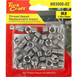 Tork Craft Thread Repair Kit M8 X 1.25 X 1.5d Repl. Inserts For Nr5008 image 1