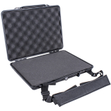 HARD CASE 345X275X60MM OD WITH FOAM BLK WATER & DUST PROOF FOR LAPTOP image 1