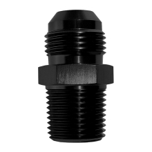 FTF Adapter Male An10 To 1/2" Npt Straight Black image 1