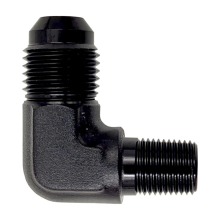 FTF Adapter 90° An4  To 1/8" Npt Black image 1