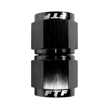 FTF Adapter Female Union Straight An6 Black image 1
