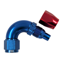 FTF Hose End One Piece Cutter Style Swivel 120° An8 image 1
