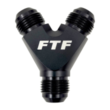 FTF Black Y-piece Male An8 In & An6 X 2 Out image 1