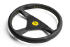 MOMO Montecarlo 350 Black/Yellow Steering Wheel image 2