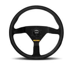 MOMO MOD.78 320 Black Suede Steering Wheel  image 1